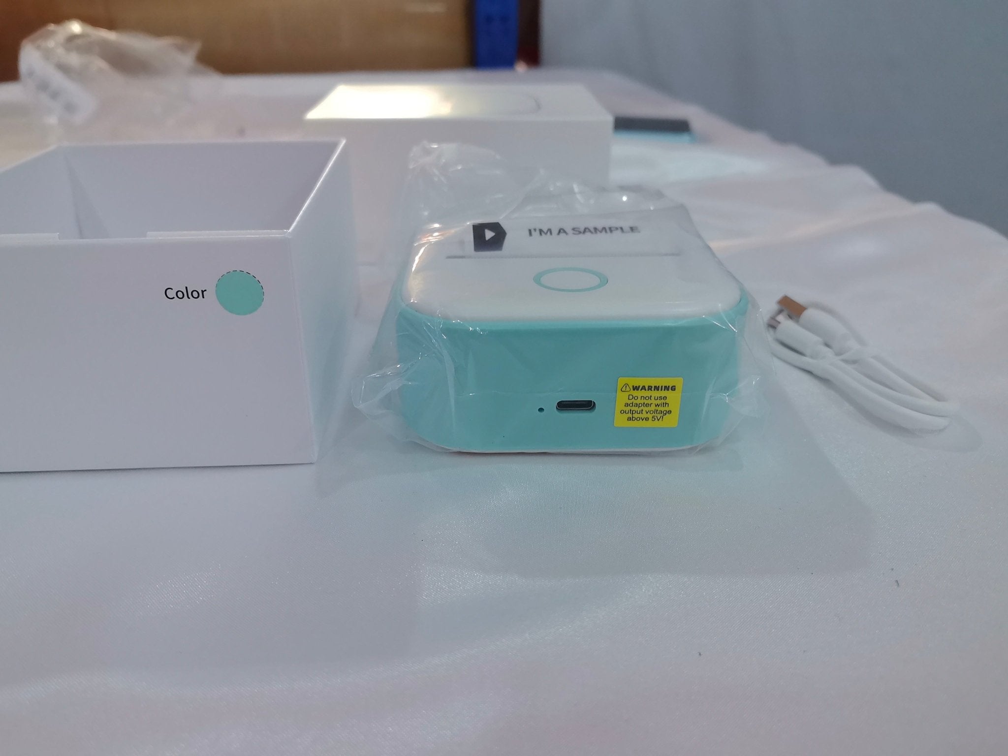 Portable Mini Thermal Label Printer Home Photo Printer Student Wrong Question Printer Bluetooth - compatible Mini Label Printer Price Tag